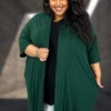 39 OT {Living In Style} Green Short Sleeve Duster W/Pockets CURVY BRAND!!!! EXTENDED PLUS SIZE 4X 5X 6X -Curvy Chic Boutique 03886084 D678 4098 AB62 0957DFAFF6C0