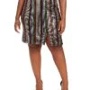 BT-Q M-109 {INC} Black Sequinned Striped Skirt RETAIL $89.50 PLUS SIZE 3X -Curvy Chic Boutique 15705527 fpx