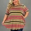 24 PSS {Lost In Love} Hot Pink Yellow Diamond Print Top EXTENDED PLUS SIZE 4X 5X 6X -Curvy Chic Boutique 2B35013C C7BD 4882 A238 ADAB2FDA4FC5