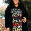 59 OR 32 HD-A {Admiration} Black/Gray Animal Print Hoodie SALE!!! CURVY BRAND!! EXTENDED PLUS SIZE 4X 5X 6X -Curvy Chic Boutique Admiration 7936df2b a580 4cf2 b420 8b45745deee5