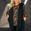 77 OT {Ready For The Win} Black Long Vest W/Pockets CURVY BRAND!!! EXTENDED PLUS SIZE 4X 5X 6X -Curvy Chic Boutique FEA01199 76EF 48AA 831C 5789DD062C3C