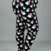 BIN 99 {Frosty Lives Again} Black Snowman Print Leggings EXTENDED PLUS SIZE 3X/5X -Curvy Chic Boutique Frostylivesagain
