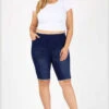 LEG-20 {Fraying For You} Blue Denim Frayed Hem Shorts SALE!!! EXTENDED PLUS SIZE 4X/5X 5X/6X -Curvy Chic Boutique IMG 5831 766a61d9 5a86 4369 8555 45db8b703bce