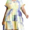 70 PSS-U {Easy Days Ahead} "UMGEE" Tie-Dye Dress PLUS SIZE XL, 1XL, 2XL -Curvy Chic Boutique IMG 8324