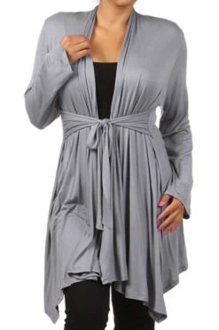 41 OT-C {Time To Go} Grey Tie Front Cardigan SALE!! PLUS SIZE XL 2X 3X -Curvy Chic Boutique IMG 9139 1431991c 0218 4c0a 8f3b 44fe21ac7416