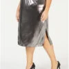 BT-A M-109 "NY Collection" Silver Metallic Pleated Midi Skirt RETAIL $54.00!! PLUS SIZE 2X -Curvy Chic Boutique Screenshot 20220301 103526 Macy s