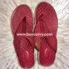 SHOES {Clarks Privo} Red Suede Felt Flip Flops (COMFORTABLE) -Curvy Chic Boutique clarks privo red suede felt flip flops comfortable shoes curvy boutique plus size clothing 486
