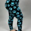 BIN-99 {Blue Paws} Black Leggings W/Blue Printed Paws EXTENDED PLUS SIZE -Curvy Chic Boutique image 04afc2be 1fcc 4f76 a2cb b6e063781ab9