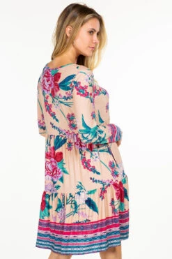 25 PLS-B {Be The Best You} Taupe Floral Tiered Dress PLUS SIZE 1X 2X 3X -Curvy Chic Boutique image 05ac8ca2 c699 4c36 acba 4056b7ea6e2f