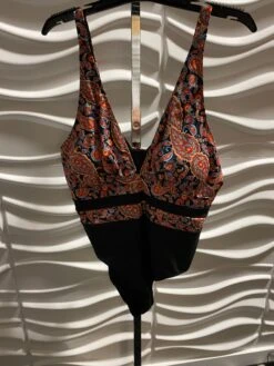 SWIM-I {Sunny Business} Black/Red 1 Piece Swimsuit SALE!!! EXTENDED PLUS SIZE 4X