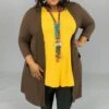 OT-O {Free Falling} BROWN Slouchy Pocket Cardigan ***SALE*** -Curvy Chic Boutique image 1210d677 c800 47b2 91b7 26ae56dc2b17
