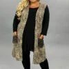 OT-Y{Winding Down} Leopard Vest *SALE* Black Stud Fringe Pockets -Curvy Chic Boutique image 1241035e 4568 4c78 888b ba809477f0d8