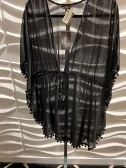 SWIM {Swim Z Collection} Black Swimsuit Cover Up PLUS SIZE XL