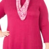 SLS-A M-109 { NY Collection} Berry Top With Scarf Retail $ 49.00 ***FLASH SALE***PLUS SIZE 1X -Curvy Chic Boutique image 15dcad4e 55db 4e31 8e2c 290252e08a5a