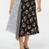 BT-Q M-109 {Calvin Klein} Mixed Print Asymmetrical Skirt SALE!!! RETAIL $99.50 PLUS SIZE 16W -Curvy Chic Boutique image 1cfdfbb2 054a 4caa 8af1 1ed7cad5ff4f