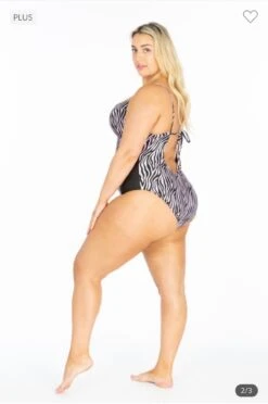 SWIM-Z {Stylish Swim} Lavender Animal Print Swimwear SALE!! PLUS SIZE 1X 2X 3X -Curvy Chic Boutique image 1e1a16d4 3f8b 4232 8f4a 7d6d9efbf69f