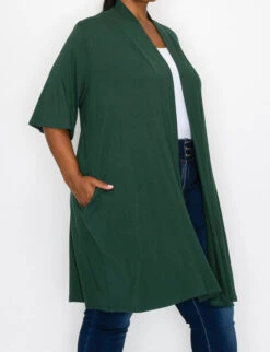 39 OT {Living In Style} Green Short Sleeve Duster W/Pockets CURVY BRAND!!!! EXTENDED PLUS SIZE 4X 5X 6X -Curvy Chic Boutique image 1ebe3b63 e7fc 4e24 807c 794ff032923c