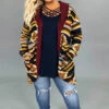 OT-C {Best Of Times} Burgundy Aztec Print Cardigan -Curvy Chic Boutique image 1f2ce481 98e7 4108 afe0 0b3727c4e77f