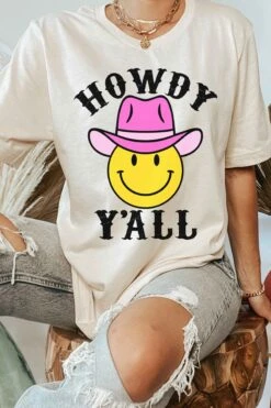 99 GT {Howdy Y'all} Ivory Graphic Tee PLUS SIZE 1X 2X 3X -Curvy Chic Boutique image 200bb6bc f637 440c 8b12 4355f7104981