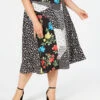 BT-A M-109 {Calvin Klein} Plus Size Mixed-Print Skirt SALE!! RETAILS $99.50 PLUS SIZE 20W -Curvy Chic Boutique image 263281c7 a34c 448a b318 fffc83d773ad