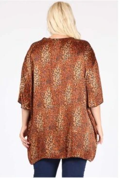 71 OT-D {Full Of Confidence} Tan Leopard Print Kimono Plus Size 1X 2X 3X -Curvy Chic Boutique image 264e7979 1136 4f2d ade8 dfd1fcc3f338