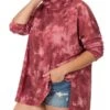 16 PLS {Ready To Travel} Burgundy Tie Dye Cowl Neck Top PLUS SIZE 1X 2X 3X -Curvy Chic Boutique image 26d04a8e ddcd 49dd a34c 215593dc9ad4
