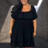 30 SSS-B {For The Fabulous} Black Open Back Lined Dress EXTENDED PLUS SIZE XL 2X 3X 4X -Curvy Chic Boutique image 29956f5c 7e78 43d3 b1b5 a8c065cb5c01