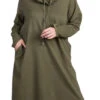 56 SLS-B {Call A Truce} Olive Cowl Neck Dress PLUS SIZE XL 2X 3X -Curvy Chic Boutique image 2a8be298 a9f9 4466 8caa 2468664ba4bd