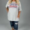 14 GT-F {Let's Go Brandon} Heather Grey Graphic Tee PLUS SIZE 3X -Curvy Chic Boutique image 2aa81bfe 0628 4229 8875 0a95522124a7