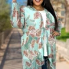 LD-N {Makes Me Happy} SALE!! Seafoam Paisley Print Duster PLUS SIZE XL 2X 3X -Curvy Chic Boutique image 2ae902f7 79ec 458d b0ef 145e25fb9a17