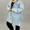 93 OT-B {My Fav Denim} "Umgee" Light Denim Jacket PLUS SIZE XL 1X 2X -Curvy Chic Boutique image 2b7dc9eb 3fe1 4604 876f df10309e55ce