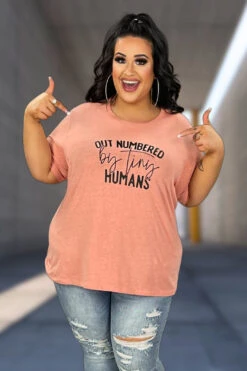 33 GT-K {Out Numbered} Heather Sunset Graphic Tee PLUS SIZE 3X