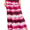BT-I {Genuine Gratitude} BURGUNDY Tie Dye Tiered Skirt PLUS SIZE 1X 2X 3X -Curvy Chic Boutique image 2d552871 dc40 4d33 a75c 7886d6fae7af