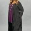 LD-Y {Know Your Worth} Charcoal Gray Waffle Cardigan PLUS SIZE M 1X 2X 3X SALE!!!! -Curvy Chic Boutique image 2ec8d0ea e590 4768 b2f4 bd0e8195e187