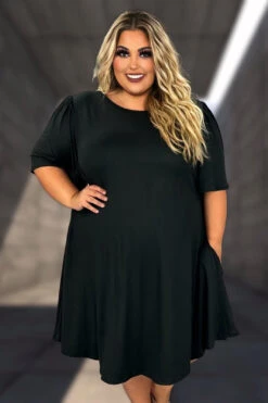 28 SSS {Embrace The Night} Black Dress W/Pockets EXTENDED PLUS SIZE 4X 5X 6X