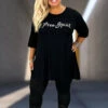 96 Or 17 GT-B {Free Spirit} Black #Free Spirit Graphic Tee CURVY BRAND!! 3X 4X 5X 6X -Curvy Chic Boutique image 2f31d751 53a2 4c81 b290 fc50ecbd3dc4