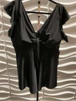 SWIM-M {Best On The Beach} Black Two Piece Swimsuit SALE!!! EXTENDED PLUS SIZE 4X