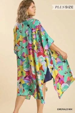 39 OT-C {Happier Than Ever} Umgee Multi-Color Kimono PLUS SIZE -Curvy Chic Boutique image 3335b173 985d 41c7 877c bd3779c9b31e