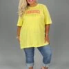 87 GT-Q {Sunkissed} Yellow Graphic Tee PLUS SIZE 2X 3X
