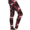 LEG-35 {Fresh As A Flower} Black Floral Print Leggings EXTENDED PLUS SIZE 3X/5X -Curvy Chic Boutique image 393d4b40 db51 4480 b35f df3be8f0f0f6