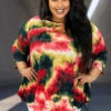 11 PQ-O {A New Treat} Red Tie Dye Top EXTENDED PLUS SIZE 3X 4X 5X -Curvy Chic Boutique image 3f29908a aa58 4d4b a559 70c31f70913f