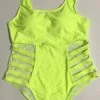 SWIM-G {Beach Cutie} Neon Lime Green One Piece Swimsuit SALE!!! PLUS SIZE 1X 2X 3X -Curvy Chic Boutique image 4114f592 9403 46bd 9476 c48899a0d5f3