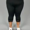 LEG-84 Or BT-Z{Paris Mode} Black Lace Hem Capri Leggings CURVY BRAND!!! EXTENDED PLUS SIZE XL 2X 3X 4X 5X 6X -Curvy Chic Boutique image 415a2967 ff78 4285 b7b2 1542a7ff8bb6