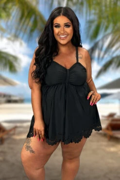 SWIM {Lovely Swim} Black Cut-Out 2 Piece Swimsuit SALE!!!