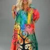 LD-B {Vivid Imagination} Multi-Color Belted Print Kaftan PLUS SIZE XL -Curvy Chic Boutique image 49fac8dd 109a 4488 aa21 fb971e4f122a