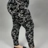 LEG-2 {Midnight Madness} Black & White Printed Leggings EXTENDED PLUS SIZE -Curvy Chic Boutique image 4b33c043 1ab8 4d81 ad14 ec180477b306