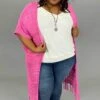 OT-B {MimosaLane} Lt. Orchid Cardigan With Fringe Detail With Back Lace Insert PLUS SIZE 1X 2X 3X -Curvy Chic Boutique image 4bf50e00 84e7 49bf 82a7 d6d4cc9c976f