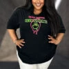 52 GT {Stay Weird And Keep Smiling} SALE! Black Graphic Tee PLUS SIZE 1X 2X 3X -Curvy Chic Boutique image 4c94695d b785 4332 8dc5 bc1fdcb94ab3
