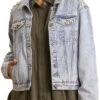 13 OT-C {What It Takes} Umgee Lt. Denim Short Jacket W/Pearls PLUS SIZE XL 1X 2X -Curvy Chic Boutique image 50aef97c a5c5 47f8 9b0f eed825b76c9b