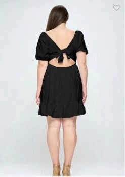 30 SSS-B {For The Fabulous} Black Open Back Lined Dress EXTENDED PLUS SIZE XL 2X 3X 4X -Curvy Chic Boutique image 56c0f65a c2ed 4160 ad86 d74a3139dcb6